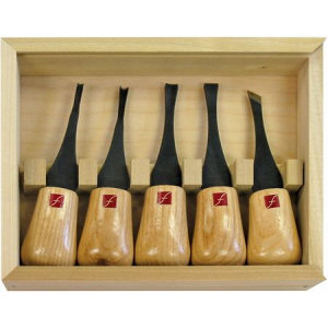 Flexcut Knives FR310 Beginners Palm Set Carving Blade with Wood Handle FLEXFR310