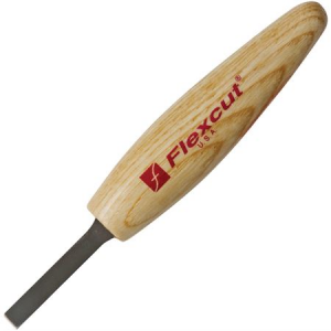 Flexcut MT14 Micro Chisel 1/4 in (6mm) Knife with Wood Handle MT14