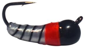 Kenders Outdoors Akua Skud Jig, Black/Red/White, 3.8mm, 816-1