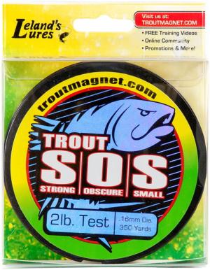 Leland Trout Magnet SOS Fishing Line 2lb, 87669