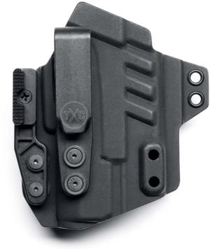 TXC Holsters X1 Beacon Concealed Carry Holster, Glock 17/19/19X/22/23/24/26/27/34/35, TLR-1/TLR-1HL, Right, Black, X1BEACON-G940DSTLR1-BLK 655255947916