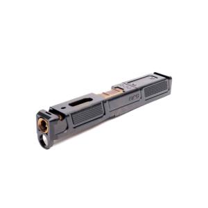 Arc Division Reactor Pistol Slide Kit, Glock 19, Gen 5, Black/Bronze/Bronze, 33148