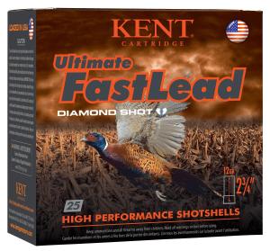Kent Cartridge K122UFL365C Ultimate Fast Lead 12 Gauge 2.75" 1 1/4 oz 5 Shot - CASE K122UFL365C