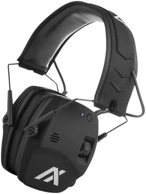 Axil LLC TRACKRBT-BS Tracker BLU Over the Head Style with Black Ear Cups/Headband, 27dB, Dual Technology & External Battery Door for Adults 1 Pair TRACKRBT-BS