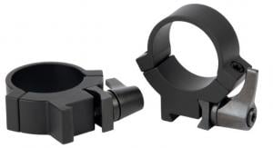Warne Rimfire Rings, 1in, 3/8in or 11mm Dovetail, QD, Medium - Matte 721LM
