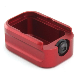Warne Glock 19/23 9mm/40 S&W +3/2 Magazine Extension, Red - MEG19-3/2R MEG19-3/2R