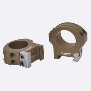 Warne HyperLite 30mm Medium Dark Earth Scope Rings 