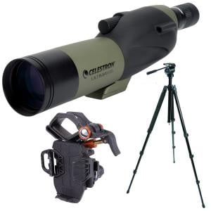 Celestron Ultima 65mm scope with 18-55x Eyepiece and NeXYZBundle