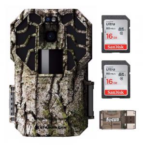 Stealth Cam G45NGX 22MP No-Glow Trail Camera with Two 16GB SD Cards and Card Reader