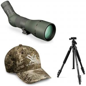 Vortex Viper HD 20-60x85 scope (Angled) with HC-2 Tripod and Hat V502_K1