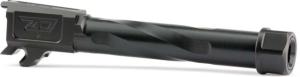 Zaffiri Precision Threaded Pistol Barrel, Sig P365XL, 9mm, 1/10 Twist, 1/2x28, 416R Stainless Steel, Black Nitride, ZpBarP365XLThreadBlk ZpBarP365XLThreadBlk