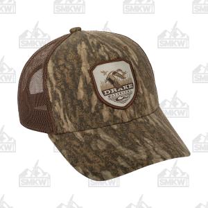 Drake Waterfowl Mossy Oak Bottomland Vintage Badge Hat 659601174834