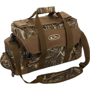 Drake Waterfowl DA2020038 Blind Bag (Large), Realtree Max-7, Waterproof Nylon, 18 Pockets, Sunglass Pocket, Thermos Sleeve, Carry Handles/Adj. Strap
