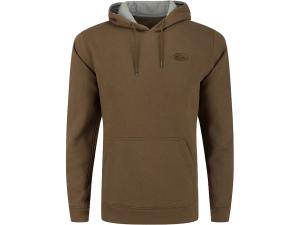 Drake Waterfowl Men's Black Three End Hunting Hoodie - Chocolate Chip XXL 