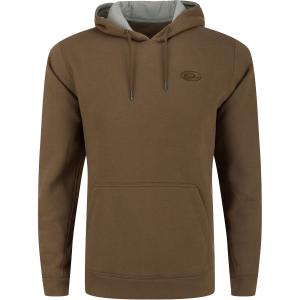 Drake Waterfowl Men's Black Three End Hunting Hoodie - Chocolate Chip 3XL 