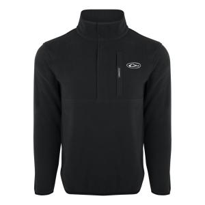 DRAKE Camp Fleece 2_0 Black Pullover DW1083-BLK 659601705717