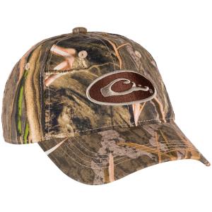 Drake Waterfowl Cotton Camo Cap - Mossy Oak Shadow Grass Habitat DW1790-022