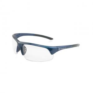 Caldwell S&W Corporal Half Frame Shooting Glasses ,Blue Frame, Clear Lens, 110164 661120001799