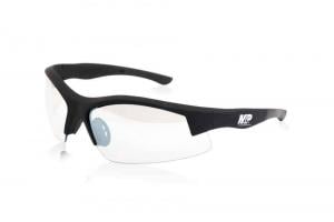 Smith &amp; Wesson Accessories M&amp;P Super Cobra Shooting Glasses Black Frame, Clear Mirrored Lens 661120001867