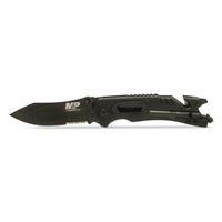 Smith &amp;amp; Wesson M&amp;amp;P Spring Assisted Folding Knife with Fire Starter 661120076261