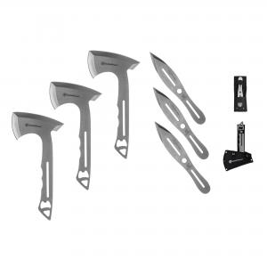 Smith and Wesson Throwing Combo - Set of 3 Axes and Knives 661120081111