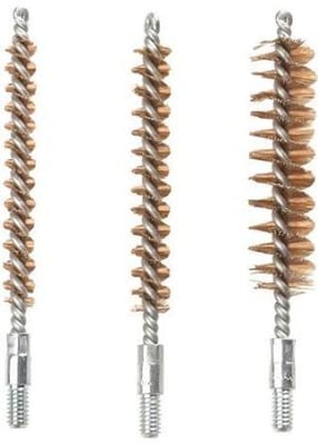 Tipton 20 Gauge Shotgun Bronze Bristle Bore Brushes, Shelf Pack of 3 215223