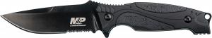 Smith &amp; Wesson M&amp;P 2.0 MPM2.0F40 Overmold handles Fixed Blade Knife 4-inch MPM2.0F40