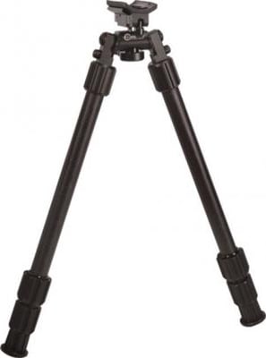 Caldwell Accumax Carbon Fiber Premium Swivel Stud Bipod, 13in-30in, Black, 1095201 1095201