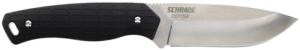 Schrade Exertion Drop Point Fixed Blade, AUS-10 Blade, Rubberized Grip, 1159309 1159309