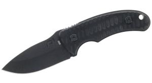 Schrade Delta Class Wolverine Mini Fixed Blade Knife 2.75" 65Mn Carbon Steel Teflon Drop Point Blade 1182519