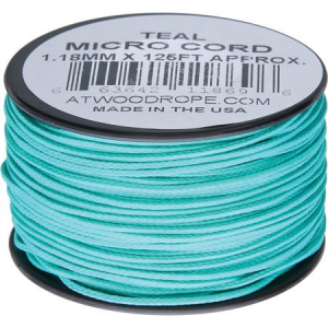 Atwood 1277 Teal Micro Cord with Nylon Construction - 125Ft