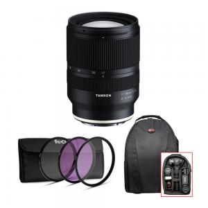 Tamron 17-28mm f/2.8 Di III RXD Lens for Sony E and Backpack Bundle 663701820676