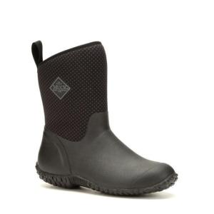 Muck Boots Muckster II Mid Boot - Women's, 11 US, Medium, Black/Gray/Roses Print, WM2-1ROS-BLK-110