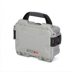 Nanuk 903 Hard Plastic Waterproof Case, Silver 903-1005
