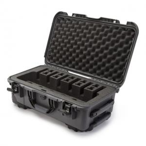 Nanuk 935 6UP Pistol Case, Graphite 935-6UP7 9356UP7