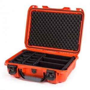 Nanuk 923 Nanuk Hard Case w/ Padded Divider, Orange, 923-2003