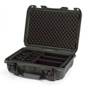 Nanuk 923 Nanuk Hard Case w/ Padded Divider, Olive, 923-2006