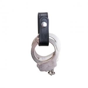 Aker Leather Model 504 1inch Wide Handcuff Strap, Plain, Black, A504-BP 666406112312