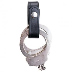 Aker Leather Model 504 1inch Wide Handcuff Strap, Basketweave, Black, A504-BW A504BWCH