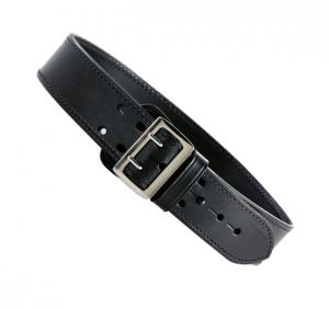 Aker Leather Model B01 2.25inch Sam Browne Belt, Plain, Brass Snap, Brass Snap, 34 in, B01-BP-34-BR 666406114507