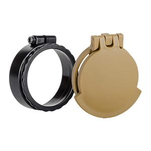 Tenebraex Ocular Flip Cover w/ Adapter Ring RAL8000/Black for Vortex Razor HD Gen II 3-18x50 and 4.5-27x56 UAR017-FCR UAR017-FCR
