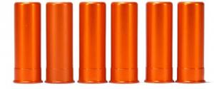 A-Zoom Snap-Cap Training Rounds Pack, 12 Gauge, 6 Pack, Orange, 12411 666692124112