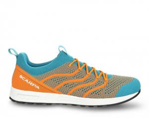 Scarpa Gecko Air Flip Shoes - Men's, Baltic Blue/Orange Glory, Medium, 45.5, 72626/350-BbluOglry-45.5