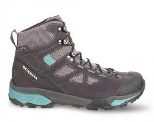 Scarpa ZG Lite GTX Shoes - Women's, Dark Grey/Lagoon, Medium, 39, 67080/202-DgryLag-39