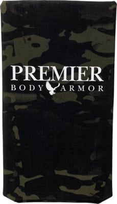 Premier Body Armor Viktos Upscale Sling Level IIIA Bulletproof Backpack Insert, MultiCam Black, 7 x 12.6, BPP-9305 BPP9305