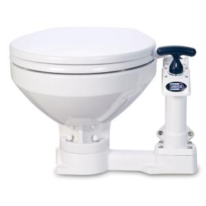 Jabsco Manual Marine Toilet - Regular Bowl w/Soft Close Lid, 29120-5100