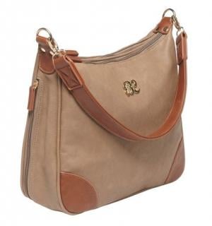 Bulldog Cases Hobo Series Concealed Carry Purse Taupe With Tan Trim 672352009477