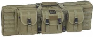 Bulldog Cases 37in Double Tactical Rifle Case, Green, BDT60-37G BDT6037G