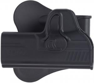 Bulldog Cases Rapid Release Polymer Holster With Paddle For Glock 43 Black Right Hand 672352011104