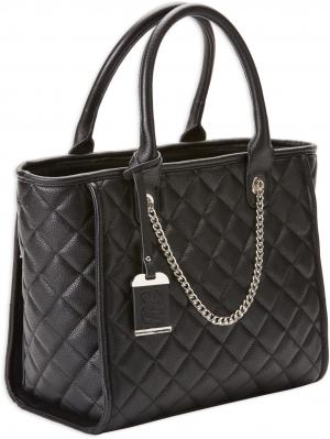 Bulldog BDP058 Tote Style Purse Quilted Black Nylon Shoulder Most Small Pistols & Revolvers Ambidextrous Hand 672352012040